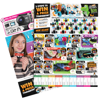 Prize Brochure with Daily Prizes