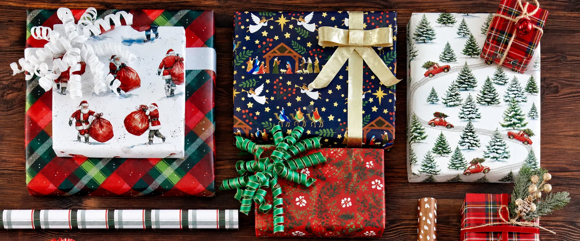 Charleston Wrap holiday gift wrap collection